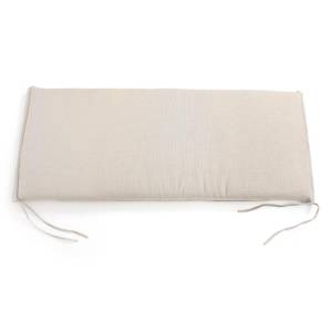 AU76: AUFLAGE FÜR BANK 2-SITZER 110 x 45 CM - NATUR CREME Bild 4