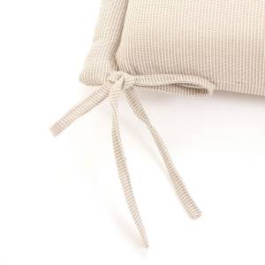 AU76: AUFLAGE FÜR BANK 2-SITZER 110 x 45 CM - NATUR CREME Bild 5