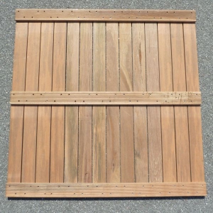 Bangkirai Holzfliese 100x100 cm Yellow Balau Terrassenfliese Gartenfliese Abholung Hamburg Bild 2