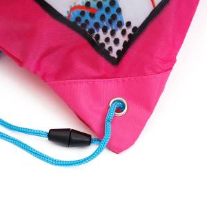 KINDER TURNBEUTEL / SPORTBEUTEL 36x32 cm - DISNEY VIOLETTA - PINK Bild 3