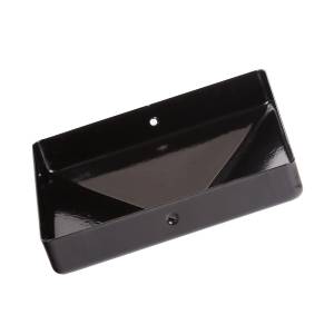 PFOSTENKAPPE PYRAMIDE STAHL SCHWARZ PULVERBESCHICHTET 121 x 121 MM Bild 3