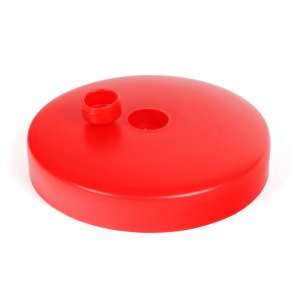 PFOSTENKAPPE ROT RUND KUNSTSTOFF 121 MM Bild 3