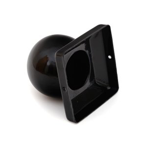 PFOSTENKAPPE KUGEL STAHL SCHWARZ PULVERBESCHICHTET 71 x 71 MM Bild 4