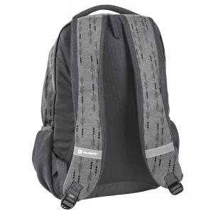 RUCKSACK 43 x 35 x 18 CM - PFEILE - GRAU Bild 2