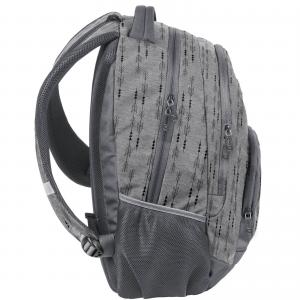 RUCKSACK 43 x 35 x 18 CM - PFEILE - GRAU Bild 3