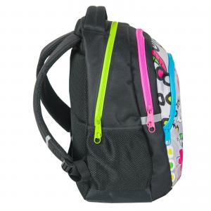 KINDER RUCKSACK 45 x 34 x 19 CM - MOTIV GREAT - SCHWARZ / BUNT Bild 4