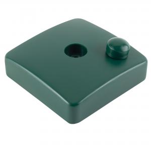 PFOSTENKAPPE GRÜN ECKIG KUNSTSTOFF 91 x 91 MM Bild 2