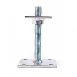 PFOSTENTRÄGER TYP P HÖHE VERSTELLBAR BIS 148 MM STAHL VERZINKT Bild 4