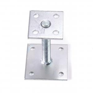 PFOSTENTRÄGER TYP P HÖHE VERSTELLBAR BIS 148 MM STAHL VERZINKT Bild 5