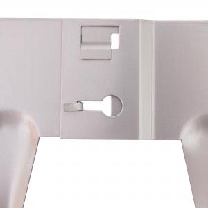 Rasenkante 1 m erweiterbar aus Stahl galvanisch verzinkt mit Bodenspitzen Bild 4