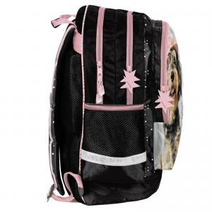 KINDER RUCKSACK 42x29x17 cm - RACHAEL HALE - HUND - SCHWARZ / ROSA / GRAU Bild 3