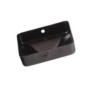 PFOSTENKAPPE PYRAMIDE STAHL SCHWARZ PULVERBESCHICHTET 101 x 101 MM Bild 3