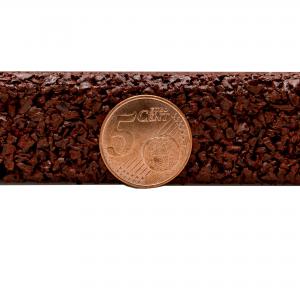 4 STÜCK = 1 m² 50 x 50 CM GUMMI FALLSCHUTZPLATTE 25 MM DICK - ROT-BRAUN Bild 5