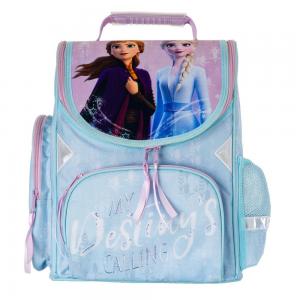 3-TEILIGES SCHULSET: SCHULRANZEN + TURNBEUTEL + BEFÜLLTE FEDERMAPPE - DISNEY FROZEN DIE EISKÖNIGIN - HELLBLAU / ROSA Bild 3