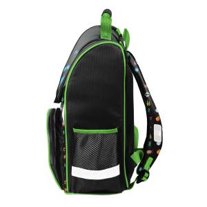 3-TEILIGES SCHULSET: SCHULRANZEN + TURNBEUTEL + BEFÜLLTE FEDERMAPPE - LEVEL UP! - SCHWARZ Bild 5