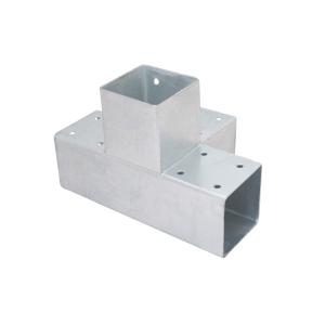 HOLZVERBINDER HEB-23 T-MODELL MIT DOPPELTER VERLÄNGERUNG FÜR 90x90 MM BALKEN - PFOSTENECKE - PFOSTENSCHUH - PFOSTENVERBINDER Bild 2