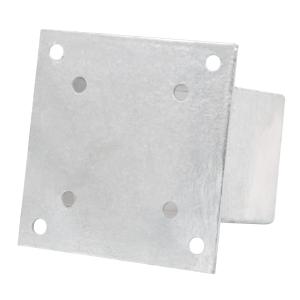 HEPT-290 PFOSTENTRÄGER AUFSCHRAUBHÜLSE ECKIG AUF PLATTE - FÜR 9,5 x 9,5 CM PFOSTEN - STAHL FEUERVERZINKT Bild 5