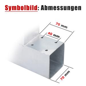 HOLZVERBINDER HEB-031 T-FORM FÜR 70x70 MM BALKEN - PFOSTENECKE - PFOSTENSCHUH - PFOSTENVERBINDER Bild 3