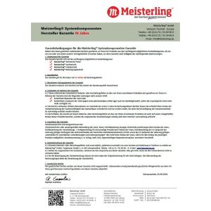 100 x MEISTERLING® FASSADENSCHRAUBEN INOX V4A 5,5 x 55 MM FLACHKOPF TORX T20 OXIDROT + 1 BIT Bild 5