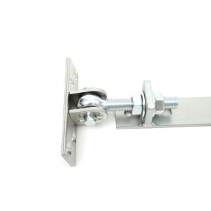 EINSTELLBARES TORSCHARNIER VERZINKT, PLATTE 130x35 MM, LADENBAND 500x40 MM Bild 2