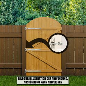 EINSTELLBARES TORSCHARNIER VERZINKT, PLATTE 130x35 MM, LADENBAND 1000x40 MM Bild 4