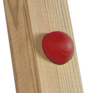 10x SCHRAUBENABDECKUNG / BOLZENABDECKUNG KUNSTSTOFFKAPPEN FÜR SPIELTURM / SCHAUKEL - ROT Bild 3