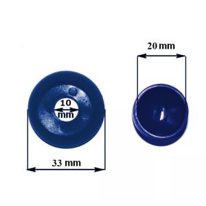 20x SCHRAUBENABDECKUNG / BOLZENABDECKUNG KUNSTSTOFFKAPPEN FÜR SPIELTURM / SCHAUKEL - BLAU Bild 2