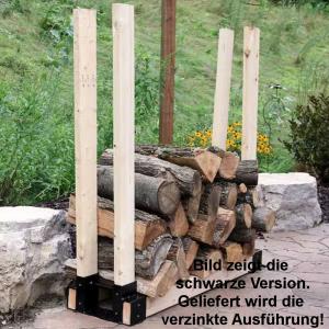 HOLZSTAPELHALTER 340 x 150 MM - STAHL VERZINKT Bild 3