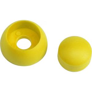10x SCHRAUBENABDECKUNG / BOLZENABDECKUNG KUNSTSTOFFKAPPEN FÜR SPIELTURM / SCHAUKEL - GELB