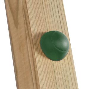 10x SCHRAUBENABDECKUNG / BOLZENABDECKUNG KUNSTSTOFFKAPPEN FÜR SPIELTURM / SCHAUKEL - GRÜN Bild 3