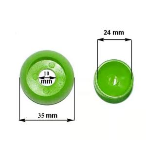 20x SCHRAUBENABDECKUNG / BOLZENABDECKUNG KUNSTSTOFFKAPPEN FÜR SPIELTURM / SCHAUKEL - APFELGRÜN Bild 2