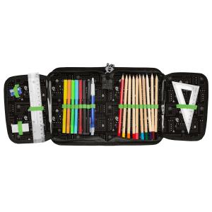 3-TEILIGES SCHULSET: SCHULRANZEN + TURNBEUTEL + BEFÜLLTE FEDERMAPPE - GAME - SCHWARZ Bild 9