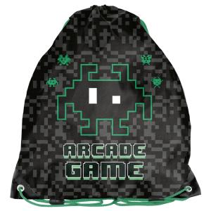 3-TEILIGES SCHULSET: SCHULRANZEN + TURNBEUTEL + BEFÜLLTE FEDERMAPPE - GAME - SCHWARZ / GRÜN Bild 6