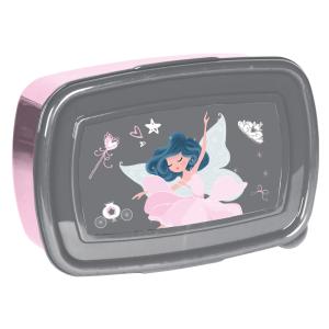 5-TEILIGES SCHULSET: SCHULRANZEN + TURNBEUTEL + UNBEFÜLLTE FEDERMAPPE + TRINKFLASCHE + BROTDOSE - BALLERINA Bild 11