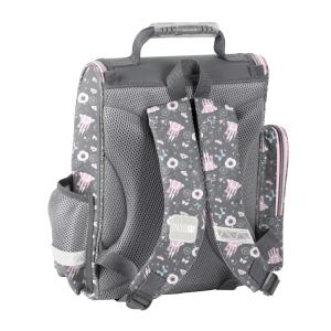 5-TEILIGES SCHULSET: SCHULRANZEN + TURNBEUTEL + UNBEFÜLLTE FEDERMAPPE + TRINKFLASCHE + BROTDOSE - BALLERINA Bild 3