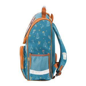 4-TEILIGES SCHULSET: SCHULRANZEN + TURNBEUTEL + BEFÜLLTE FEDERMAPPE + FAULENZER FEDERMAPPE - FROZEN - BLAU Bild 5