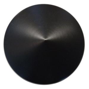 PFOSTENKAPPE RUND STAHL SCHWARZ PULVERBESCHICHTET 81 MM DURCHMESSER Bild 4