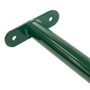 Reckstange 60 cm Metall Grün – stabile Turnstange für Spielturm & Garten inkl. Schrauben, Scheiben & Abdeckkappen Bild 4