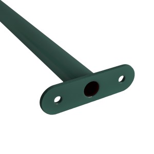 Reckstange 90 cm Metall Grün – stabile Turnstange für Spielturm & Garten inkl. Schrauben, Scheiben & Abdeckkappen Bild 4