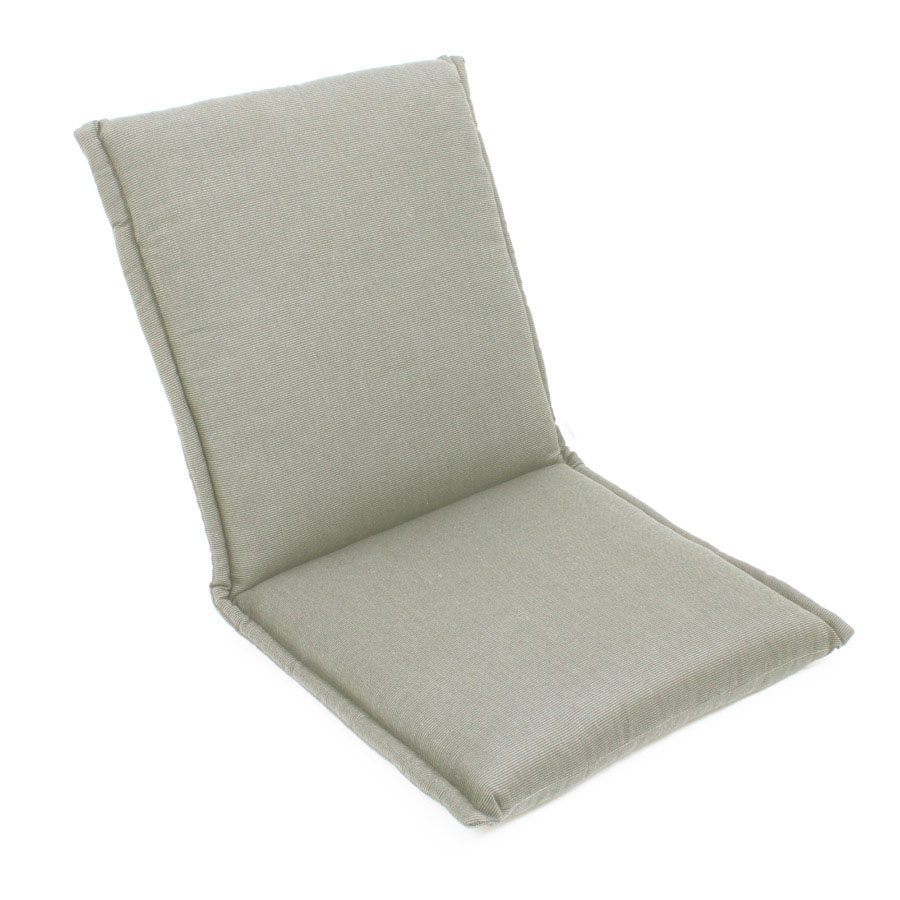 GARTENSTUHL AUFLAGE POLSTER KISSEN NIEDRIGLEHNER 97 x 46 CM PERLEFFEKT