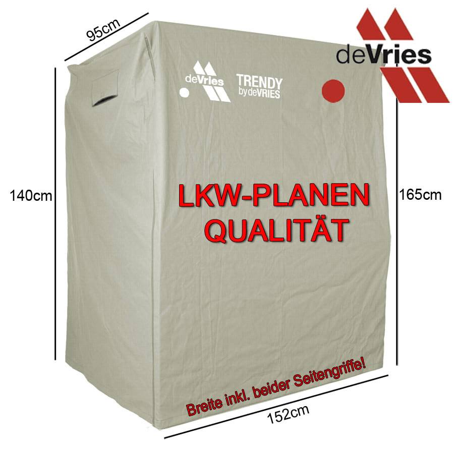 HAUBE FÜR STRANDKORB LKWPLANE GANZJAHRESHAUBE WETTERSCHUTZ ABDECKHAUBE