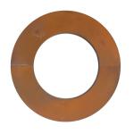 Baumring Cortenstahl Edelrost außen Ø75 cm -  Ø45 cm innen – Schutz für Bäume & Garten